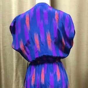 Tucker 100% Silk Dress Size Medium Midi Wrap